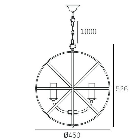 Полилей ORLANDO P04820CH CosmoLight 4xE14 | Osvetlenieto.bg Полилей ORLANDO P04820CH CosmoLight 4xE14 | Osvetlenieto.bg