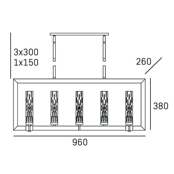 Полилей OXFORD P10069NI CosmoLight 10xE14 | Osvetlenieto.bg Полилей OXFORD P10069NI CosmoLight 10xE14 | Osvetlenieto.bg