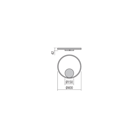 LED Аплик ORBIT 01-1701-TRIAC Redo 3000K | Osvetlenieto.bg