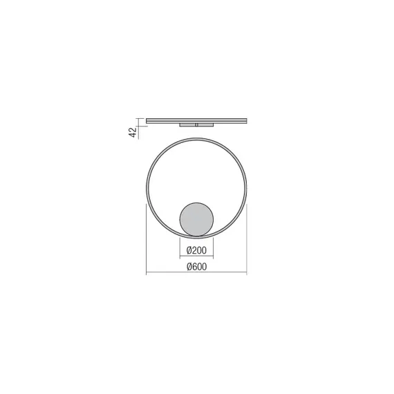 LED Аплик ORBIT 01-1705-TRIAC Redo 3000K | Osvetlenieto.bg