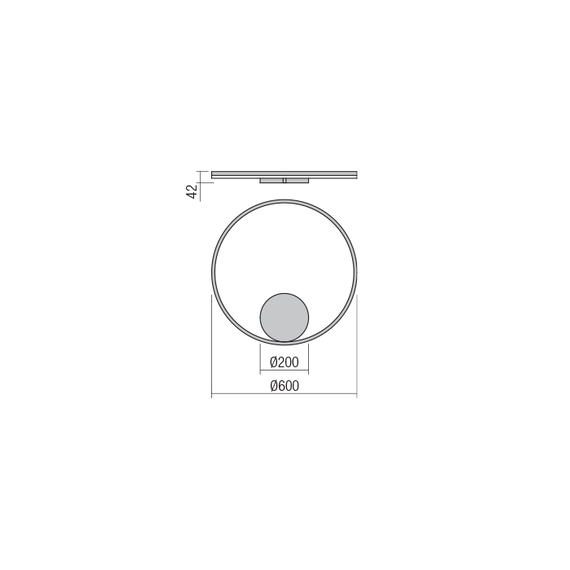 LED Аплик ORBIT 01-1705-TRIAC Redo 3000K | Osvetlenieto.bg