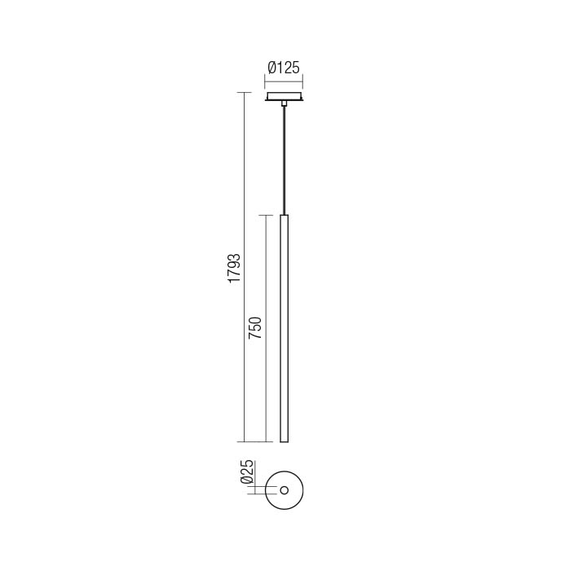 LED Пендел KANJI 01-1224 Redo 750 WH | Osvetlenieto.bg