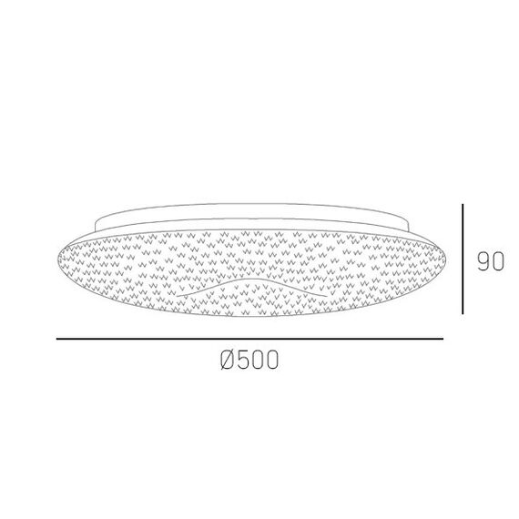 LED Плафон SVALBARD C01868WH CosmoLight | Osvetlenieto.bg