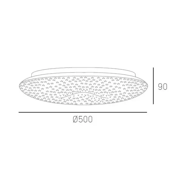 LED Плафон SVALBARD C01868WH CosmoLight | Osvetlenieto.bg