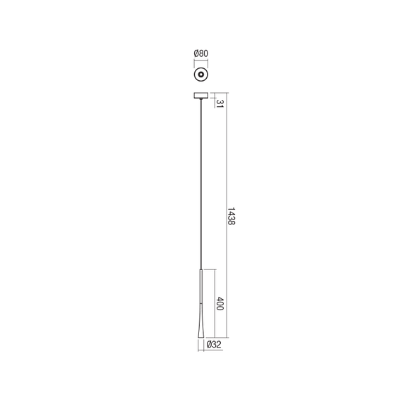 LED Полилей ITO 01-2351 Redo 3000K | Osvetlenieto.bg