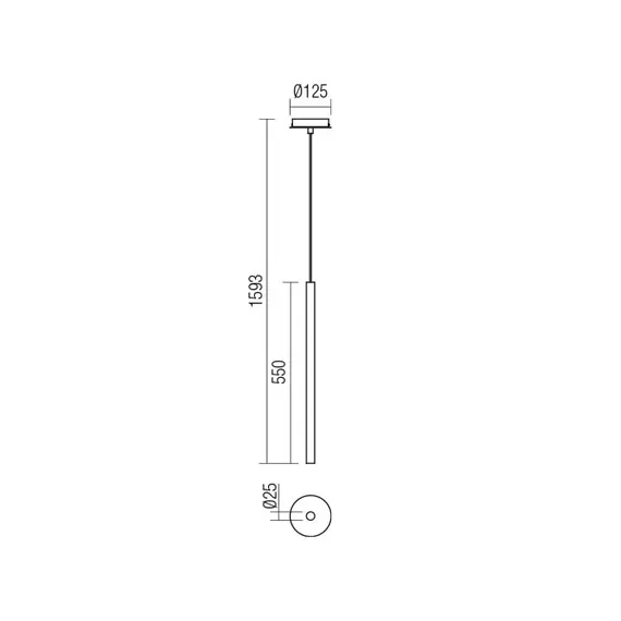 LED Пендел KANJI 01-2366 Redo 550 COFFEE | Osvetlenieto.bg