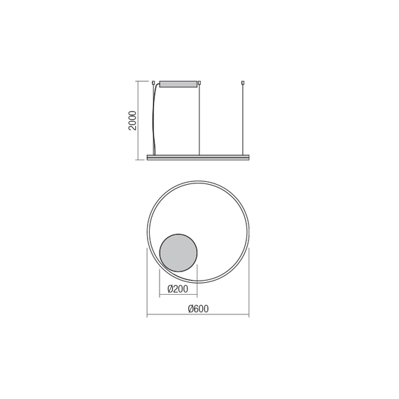 LED Полилей ORBIT 01-1710-TRIAC Redo 3000K | Osvetlenieto.bg
