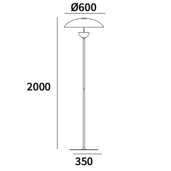 LED Стояща лампа SYDNEY F01079WH AU CosmoLight | Osvetlenieto.bg