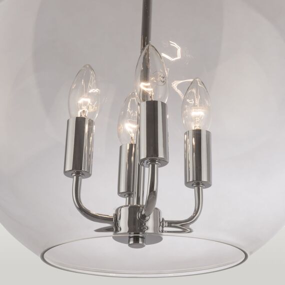 Полилей PRAGUE P04974CH CosmoLight 4xE14 | Osvetlenieto.bg