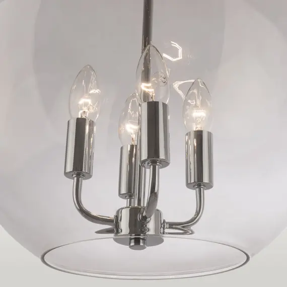 Полилей PRAGUE P04974CH CosmoLight 4xE14 | Osvetlenieto.bg