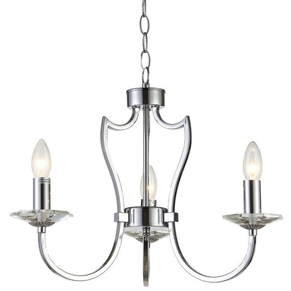 Полилей RIGA P03755CH CosmoLight 3xE14 | Osvetlenieto.bg