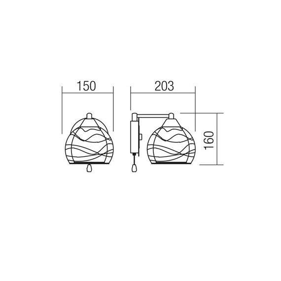 Аплик VIVIENNE 01-1052 Smarter | Osvetlenieto.bg