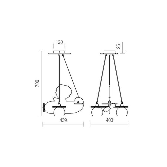 Детски полилей PLANE HAPPY 04-421 Smarter | Osvetlenieto.bg Детски полилей PLANE HAPPY 04-421 Smarter | Osvetlenieto.bg