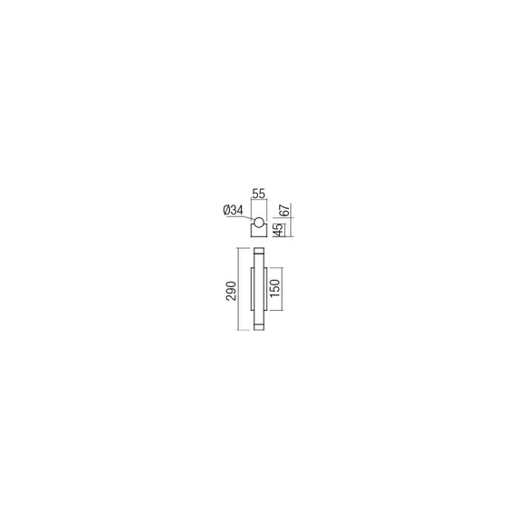 LED Аплик MADISON 01-2032 Redo 3000K | Osvetlenieto.bg