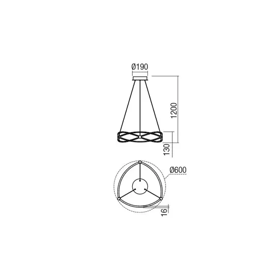 LED Полилей QUARK 01-2251 Redo 3000K | Osvetlenieto.bg