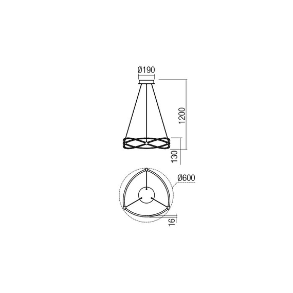 LED Полилей QUARK 01-2251 Redo 3000K | Osvetlenieto.bg