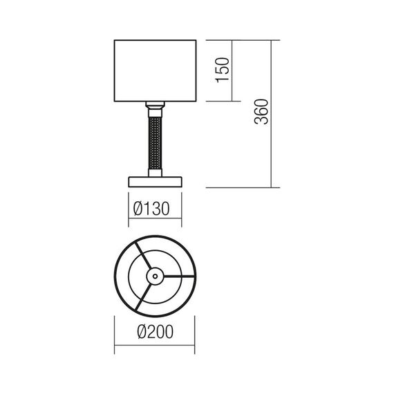 Настолна лампа ASTRID 01-1178 Smarter | Osvetlenieto.bg