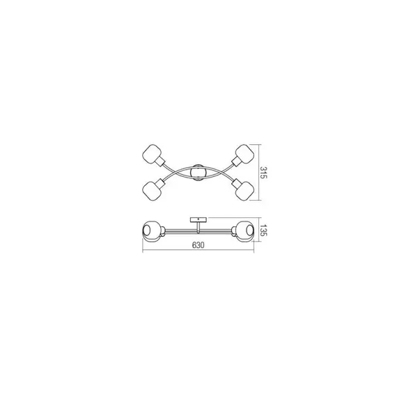Плафон AMBER 04-486 Smarter | Osvetlenieto.bg