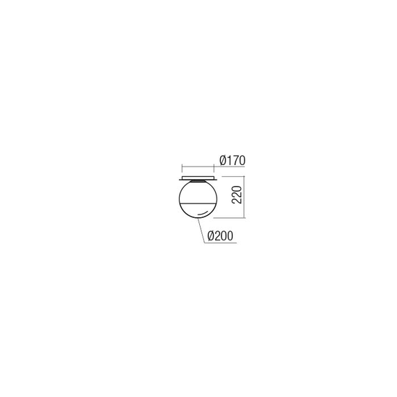 Плафон BERRY 01-2279 Redo 1xE27 | Osvetlenieto.bg
