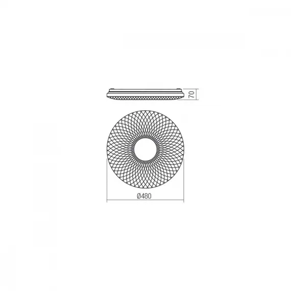 Плафон FLORA 05-857 Smarter | Osvetlenieto.bg