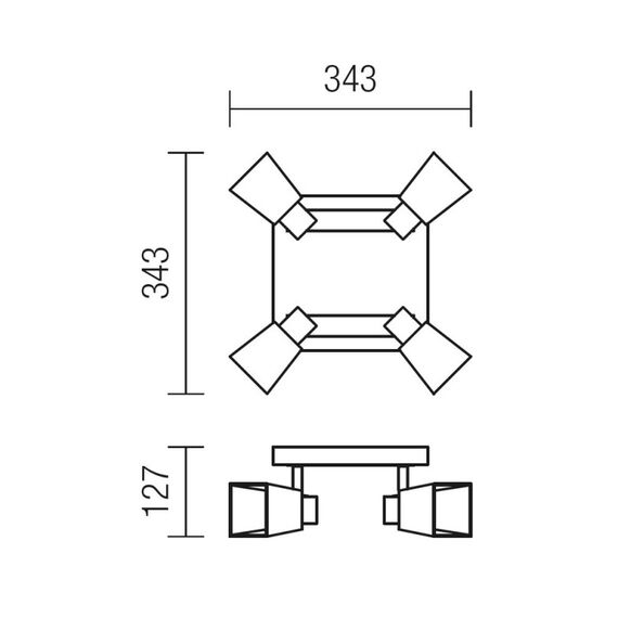 Плафон TOM 04-439 Smarter | Osvetlenieto.bg