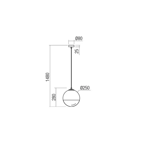Полилей BERRY 01-2268 Redo 1xE27 | Osvetlenieto.bg