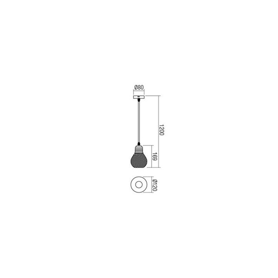 Полилей EDISON 01-1578 Smarter | Osvetlenieto.bg