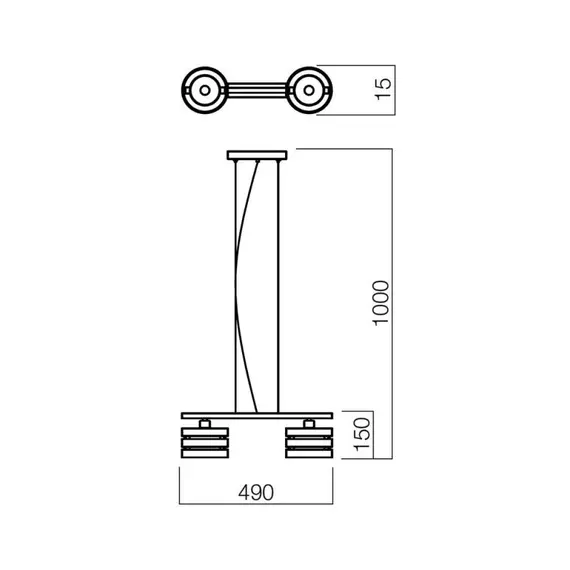 Полилей KIM 01-477 Smarter | Osvetlenieto.bg