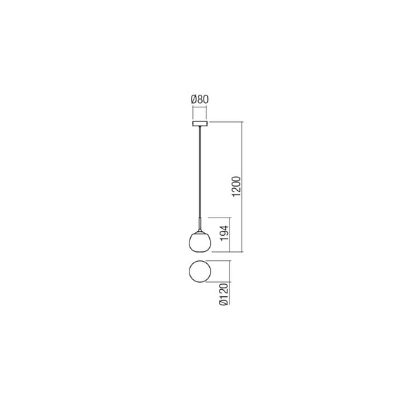 Полилей KIWI 01-2081 Redo 1xG9 | Osvetlenieto.bg
