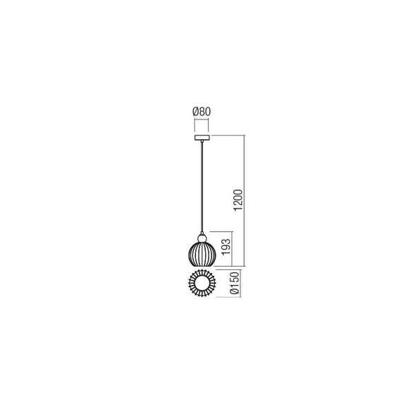 Полилей PLUMEN 01-2064 Redo 1xE14 | Osvetlenieto.bg
