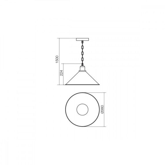 Полилей VERNER 02-937 Smarter | Osvetlenieto.bg