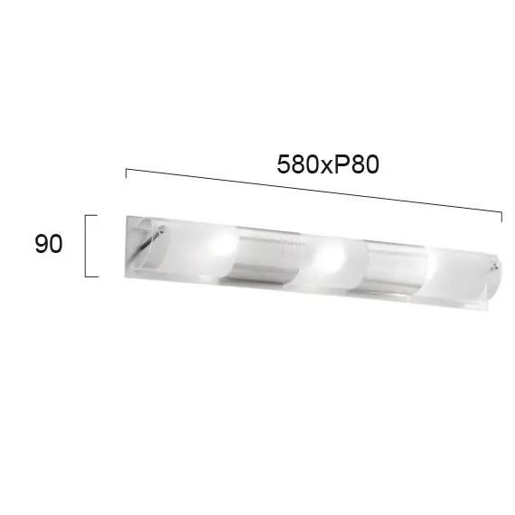 Аплик CASTRA 4039500 Viokef 3xE14 | Osvetlenieto.bg