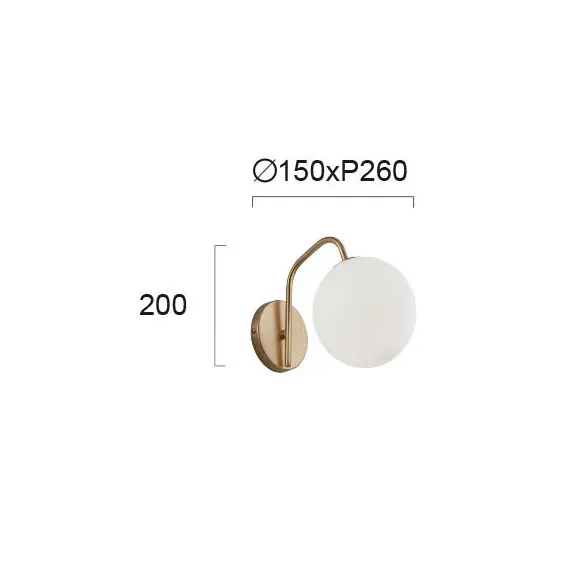 Аплик Globe 3094600 Viokef 1xE14 | Osvetlenieto.bg