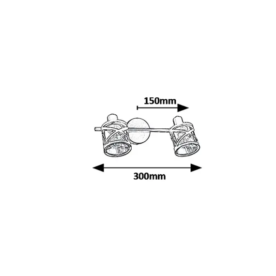 Аплик OBERON 5336 Rabalux 2xE14 | Osvetlenieto.bg