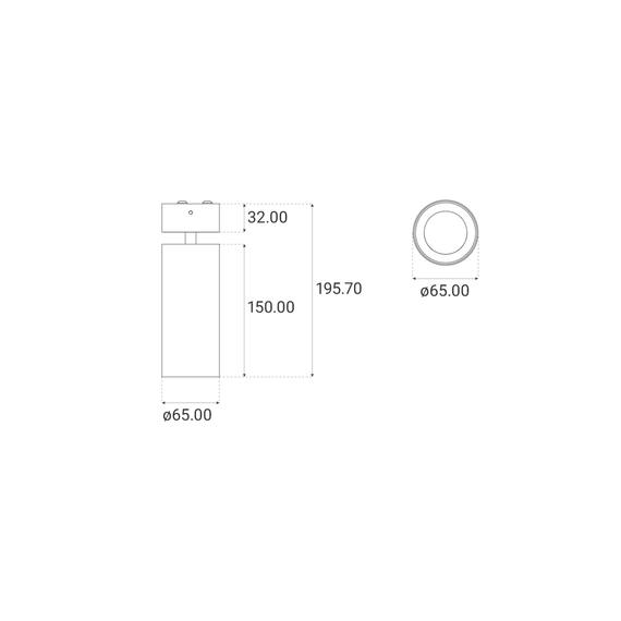 Enzo Top черен прожектор на база GU10 | Osvetlenieto.bg