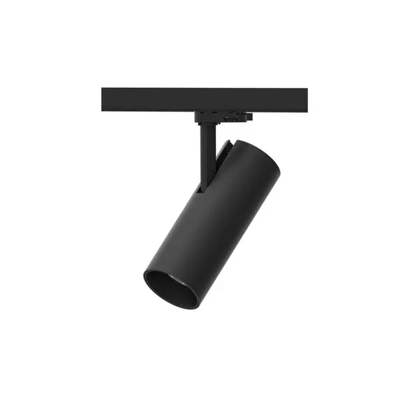 Enzo Track черен прожектор за 4L шина GU10 | Osvetlenieto.bg