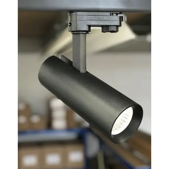 Enzo Track черен прожектор за 4L шина GU10 | Osvetlenieto.bg