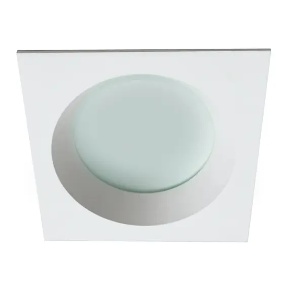 Квадратна бяла луна за баня YAN 4151300 Viokef GU10 IP44 | Osvetlenieto.bg