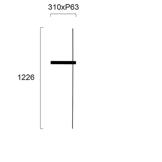 LED Аплик SLIM 4222300 Viokef 14W 3000K | Osvetlenieto.bg