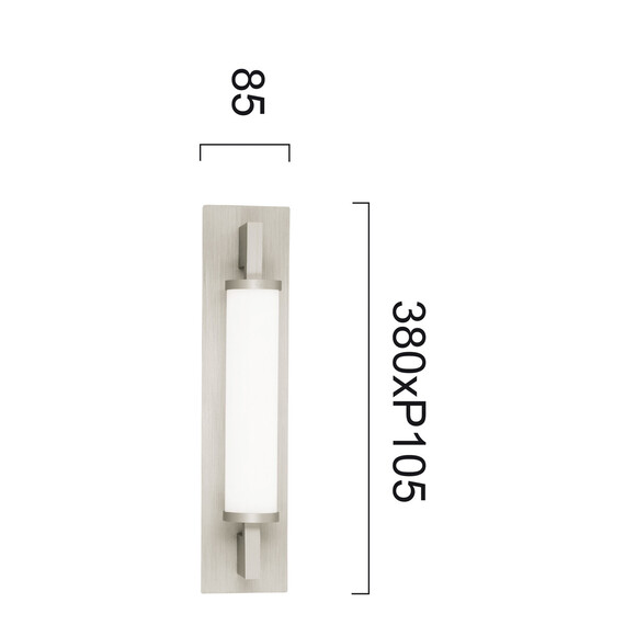LED Аплик за баня SALLY 4237900 Viokef 8W 3000K IP44 | Osvetlenieto.bg