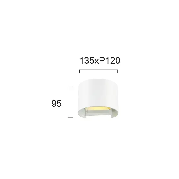LED Фасаден аплик GREG 4188700 Viokef 6W 3000K IP54 | Osvetlenieto.bg