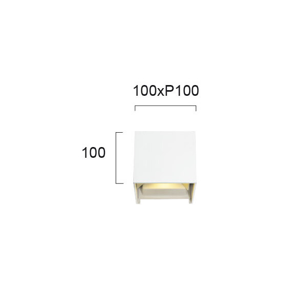 LED Фасаден аплик GREG 4188800 Viokef 6W 3000K IP54 | Osvetlenieto.bg
