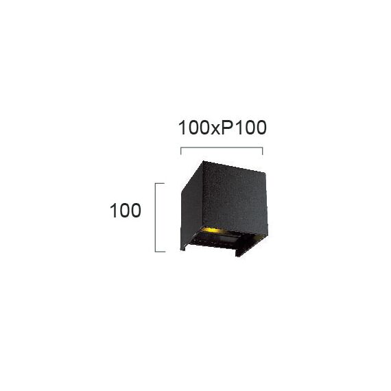 LED Фасаден аплик GREG 4188801 Viokef 6W 3000K IP54 | Osvetlenieto.bg LED Фасаден аплик GREG 4188801 Viokef 6W 3000K IP54 | Osvetlenieto.bg