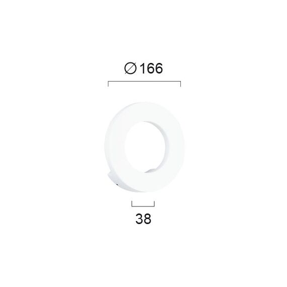 LED Фасаден аплик SANTORINI 4158400 Viokef 7W 3000K IP54 | Osvetlenieto.bg LED Фасаден аплик SANTORINI 4158400 Viokef 7W 3000K IP54 | Osvetlenieto.bg