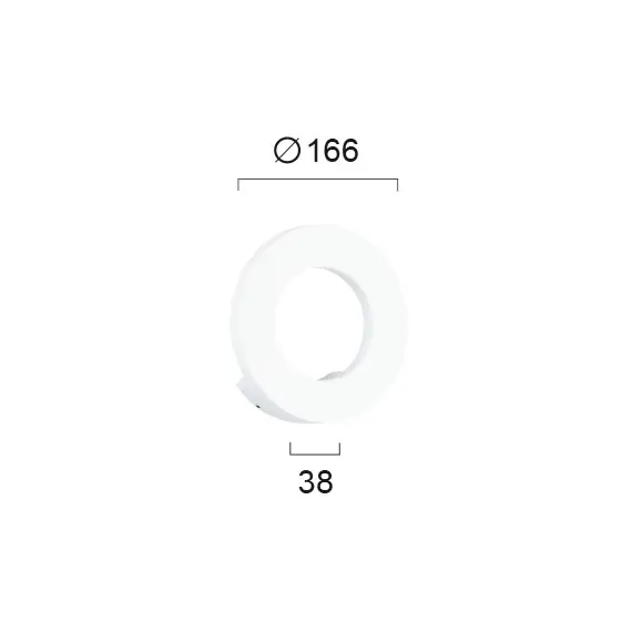 LED Фасаден аплик SANTORINI 4158400 Viokef 7W 3000K IP54 | Osvetlenieto.bg
