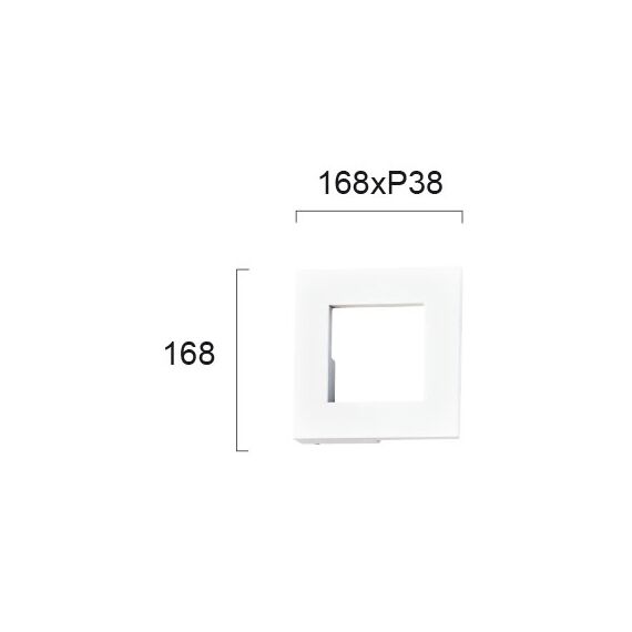 LED Фасаден аплик SANTORINI 4158500 Viokef 6W 3000K IP54 | Osvetlenieto.bg LED Фасаден аплик SANTORINI 4158500 Viokef 6W 3000K IP54 | Osvetlenieto.bg