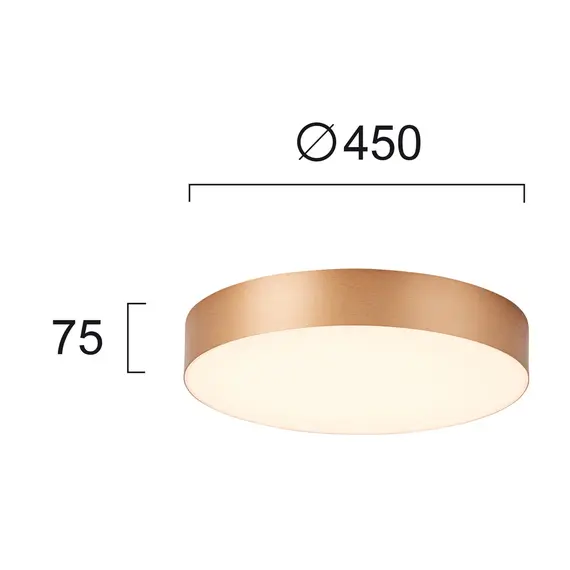 LED Плафон BRUCE 4235300 Viokef 40W 3000K | Osvetlenieto.bg