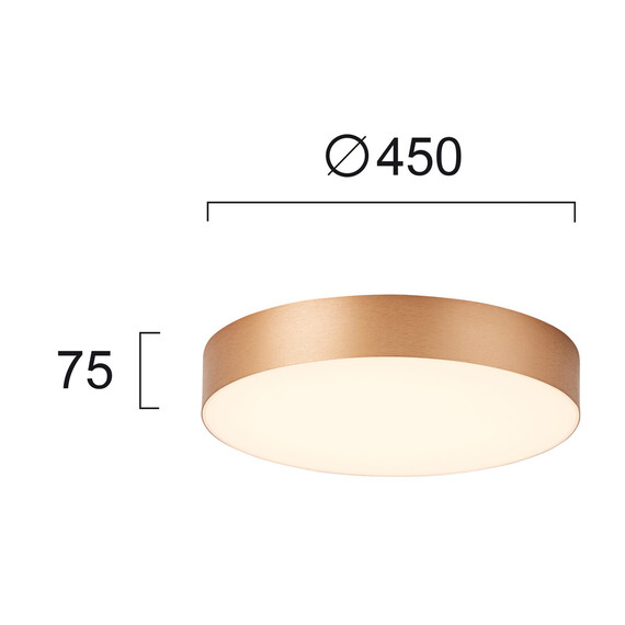 LED Плафон BRUCE 4235300 Viokef 42W 3000K Triac Dimmable | Osvetlenieto.bg