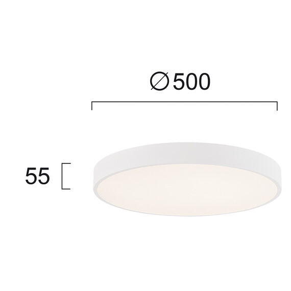 LED Плафон MADISON 4235500 Viokef 40W CCT 3000K-4000K | Osvetlenieto.bg
