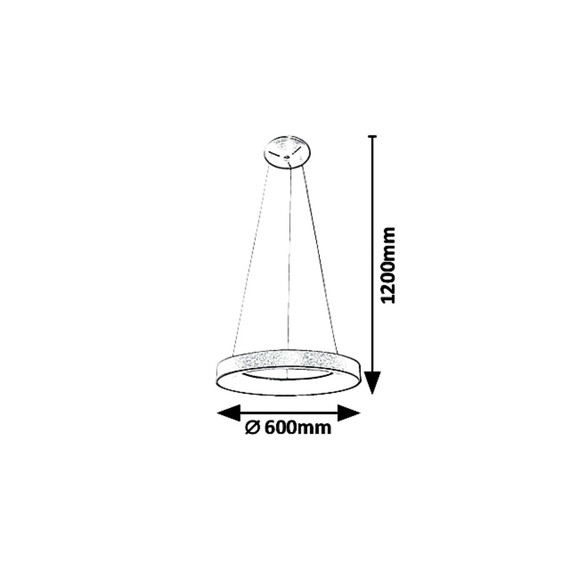 LED Полилей CARMELLA 5054 Rabalux 50W 4000K | Osvetlenieto.bg